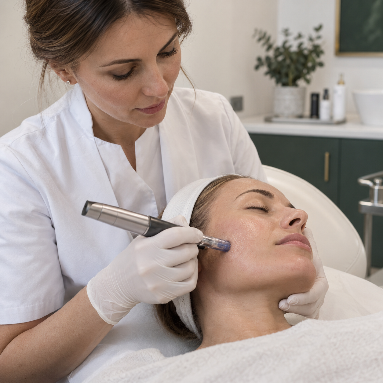 Professional facial aesthetics consultation at Cosmothetics